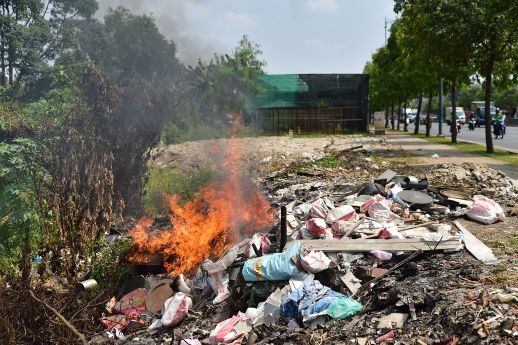 Waste burning in Vietnam
