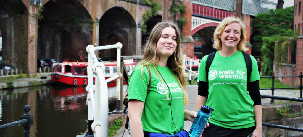 Walk for WasteAid fundraisers in Manchester 2021