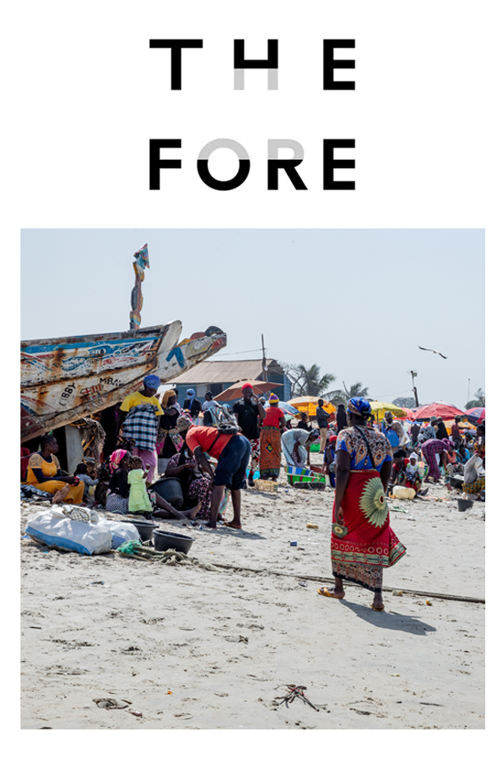 The Fore Logo with an image from Waste Aid Gambia